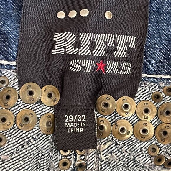 rare RIFF ST⭐️R . Rolling Stones jeans size 29/32 - Picture 12 of 15